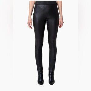 Akris punto Fancy Leather Skinny Pants